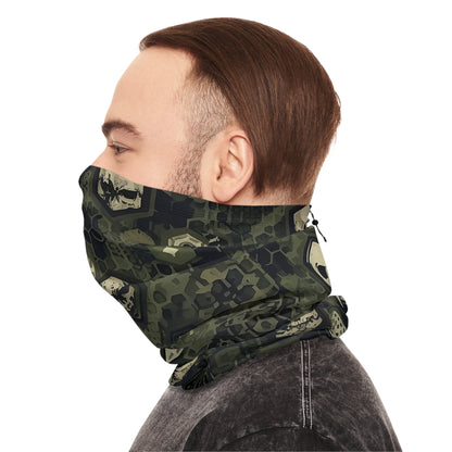 Hexcam Skull Winter Neck Gaiter With Drawstring