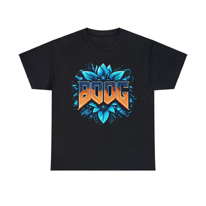 BOOG Basic Heavy Cotton Unisex Tee - BOOG CYBERFLOWER