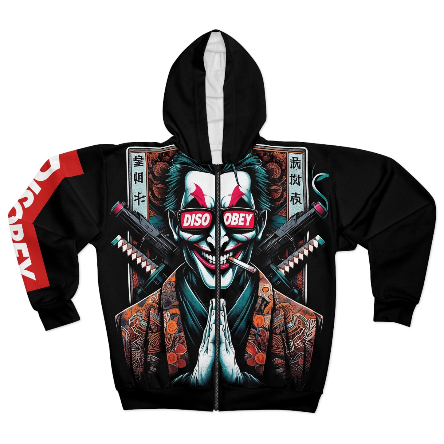 DISOBEY Limited Edition Zip Hoodie (GRATEFUL JACK)