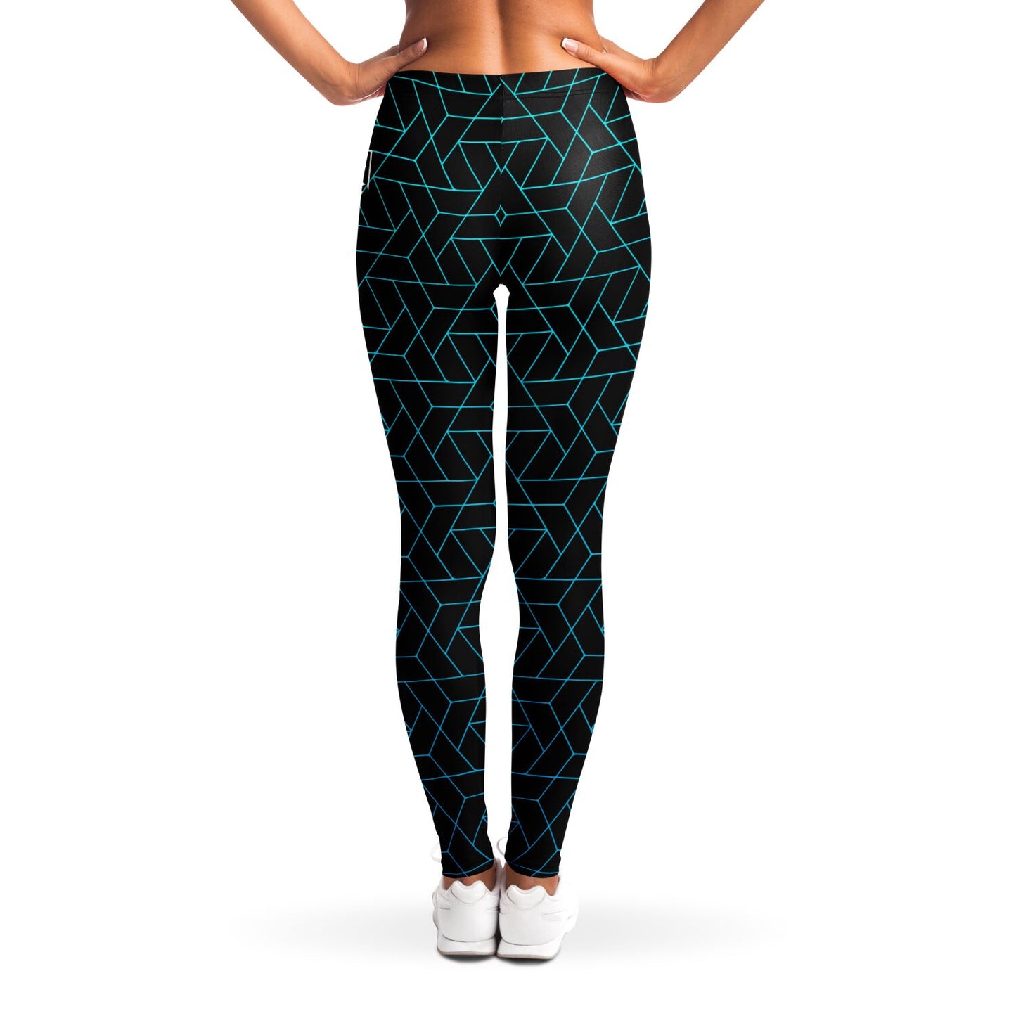 DISOBEY Festival Leggings  -  CYBERBLACK TEAL