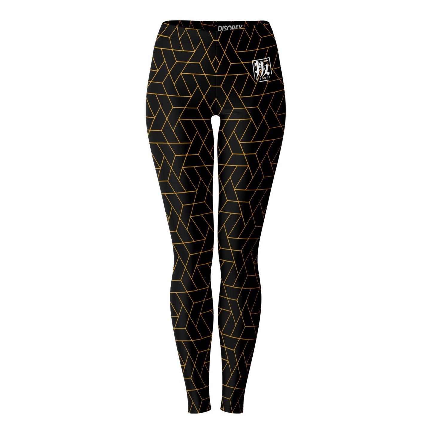 DISOBEY Festival Leggings  -  CYBERBLACK CITRUS