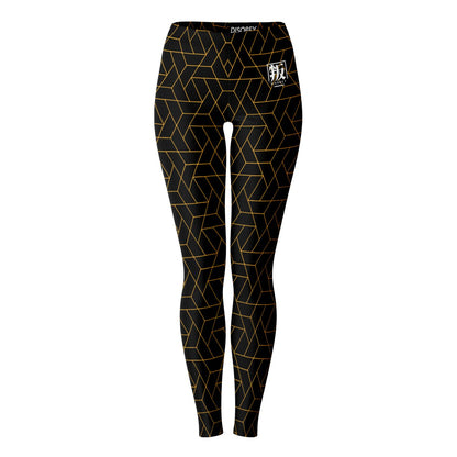 DISOBEY Festival Leggings  -  CYBERBLACK CITRUS