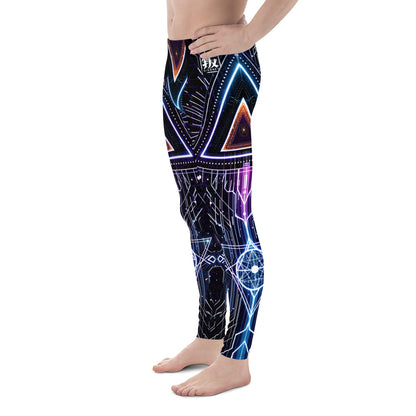 DISOBEY Men's Leggings (CYBERBLACK)