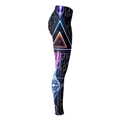 DISOBEY Festival Leggings  -  CYBERBLACK