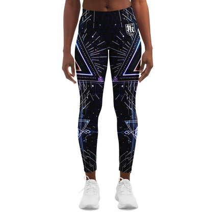 DISOBEY Festival Leggings  -  CYBERBLACK