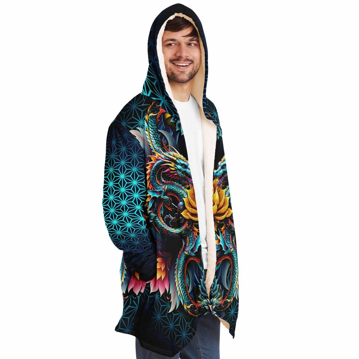 Fleece Lined Festival Cloak - LOTUSFACE 2025