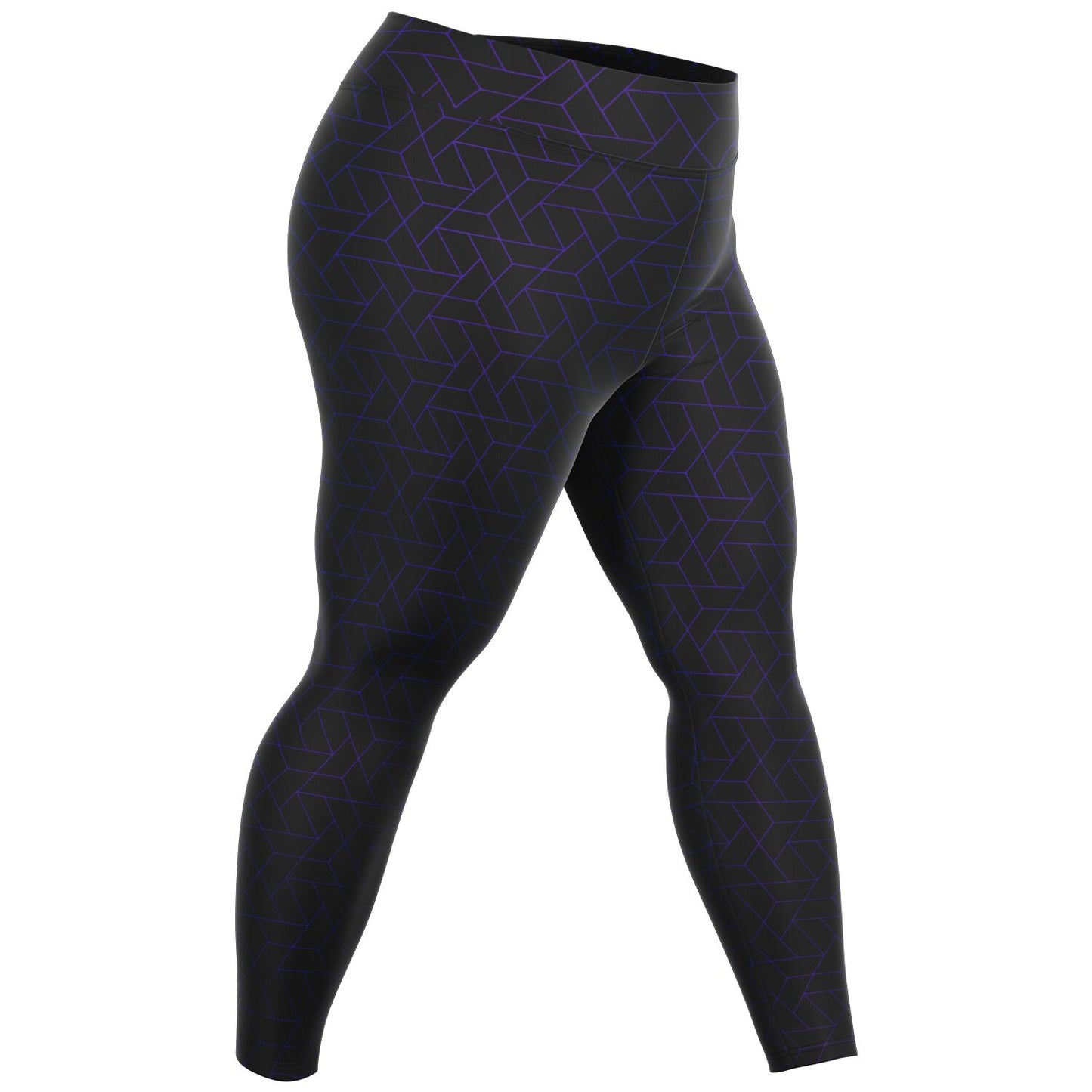 Plus Size Legging - CYBERBLACK DARK