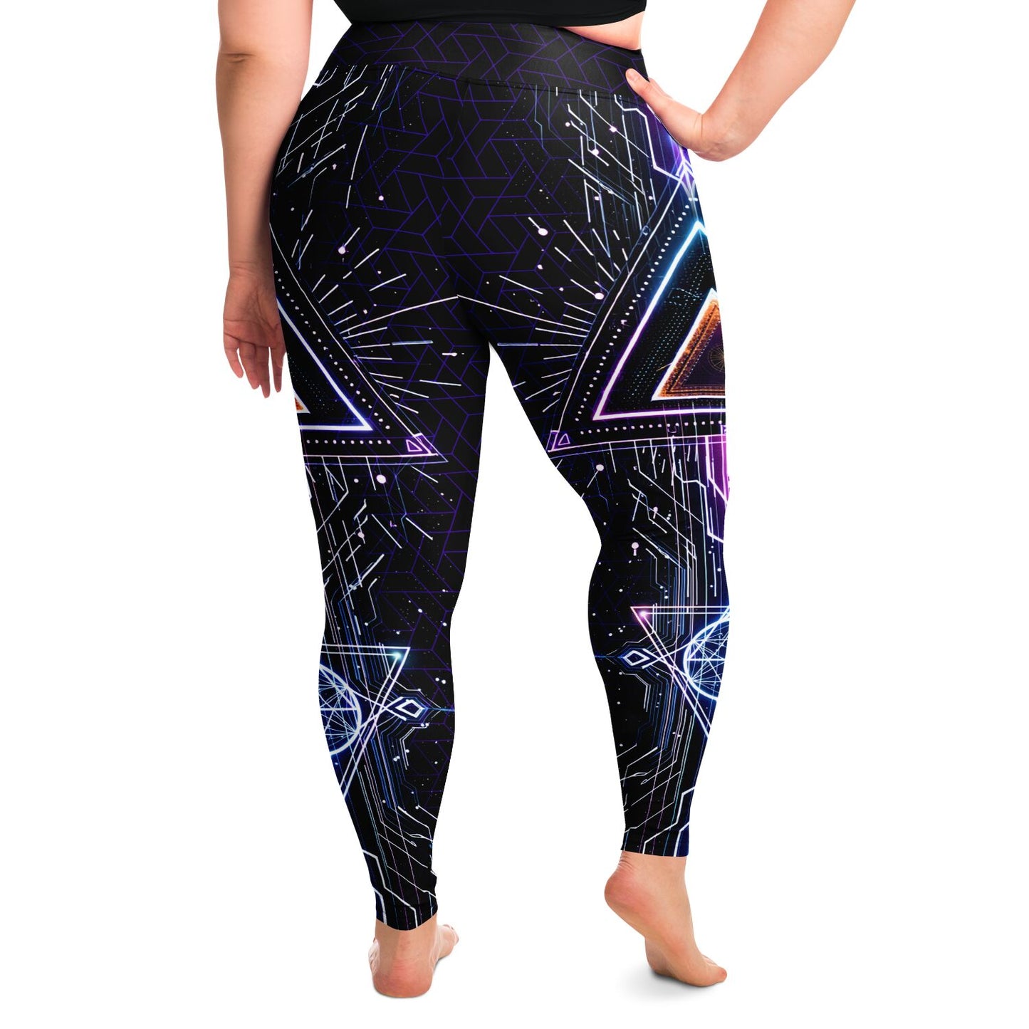 Plus Size Legging - CYBERBLACK