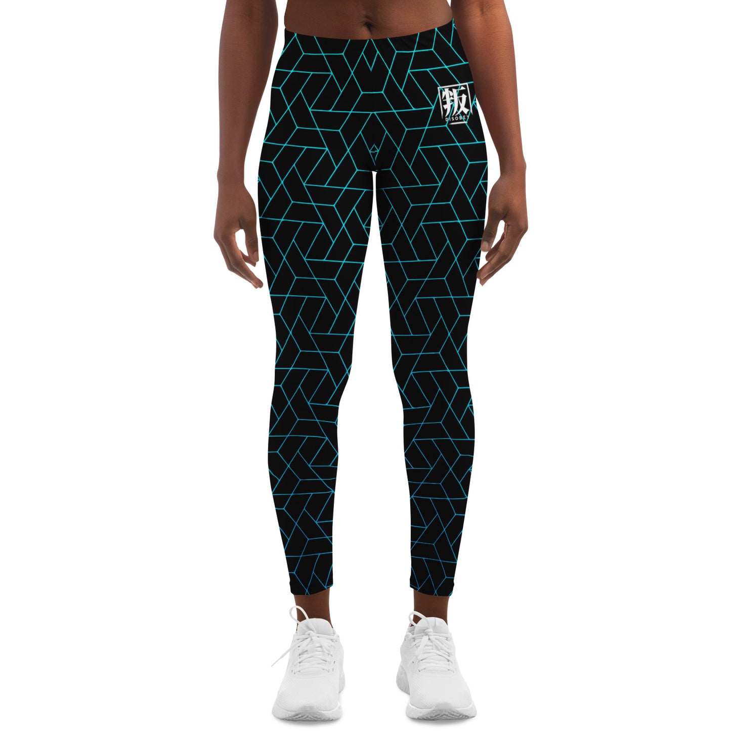 DISOBEY Festival Leggings  -  CYBERBLACK TEAL