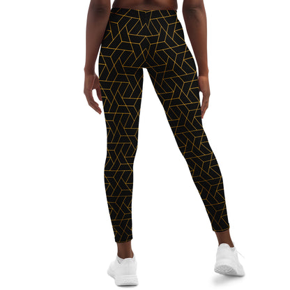 DISOBEY Festival Leggings  -  CYBERBLACK CITRUS