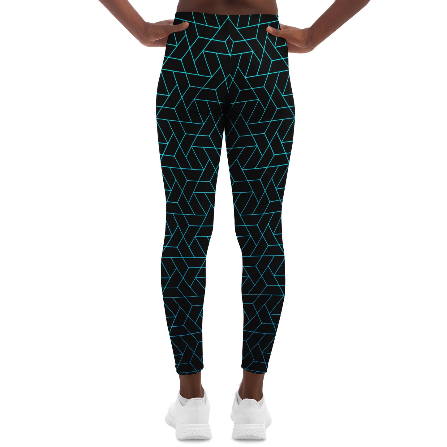 DISOBEY Festival Leggings  -  CYBERBLACK TEAL