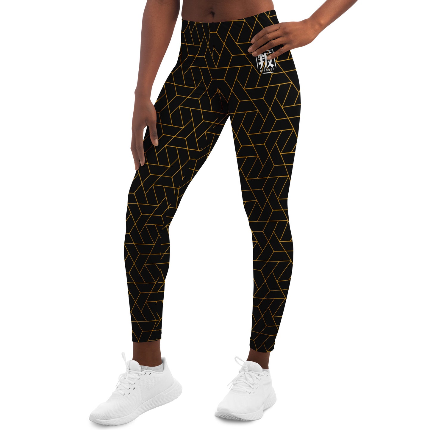 DISOBEY Festival Leggings  -  CYBERBLACK CITRUS