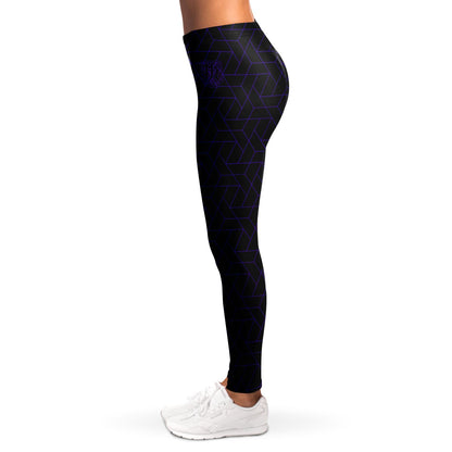 DISOBEY Festival Leggings  -  CYBERBLACK DARK