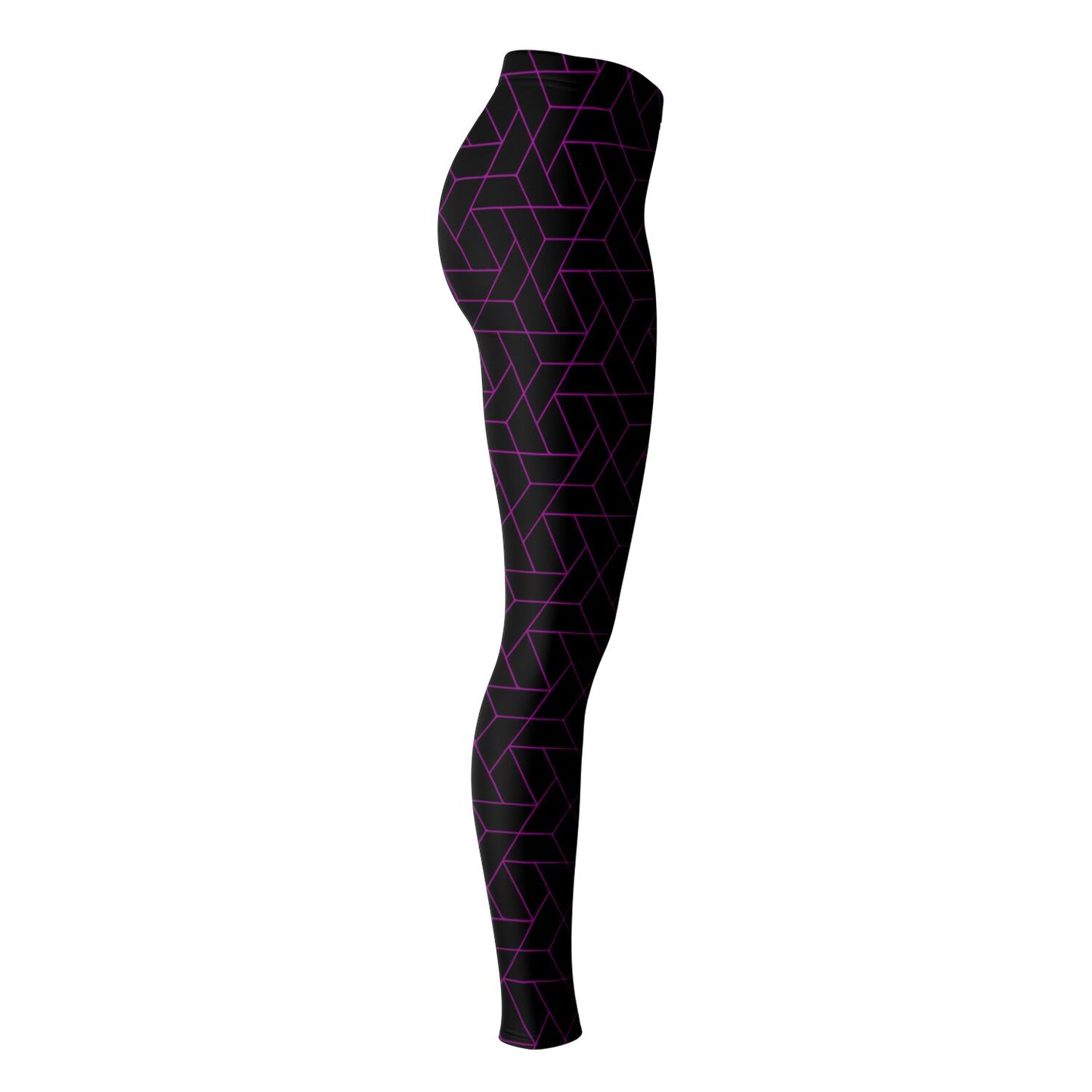 DISOBEY Festival Leggings  -  CYBERBLACK FUSCHIA