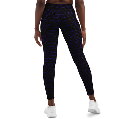 DISOBEY Festival Leggings  -  CYBERBLACK DARK