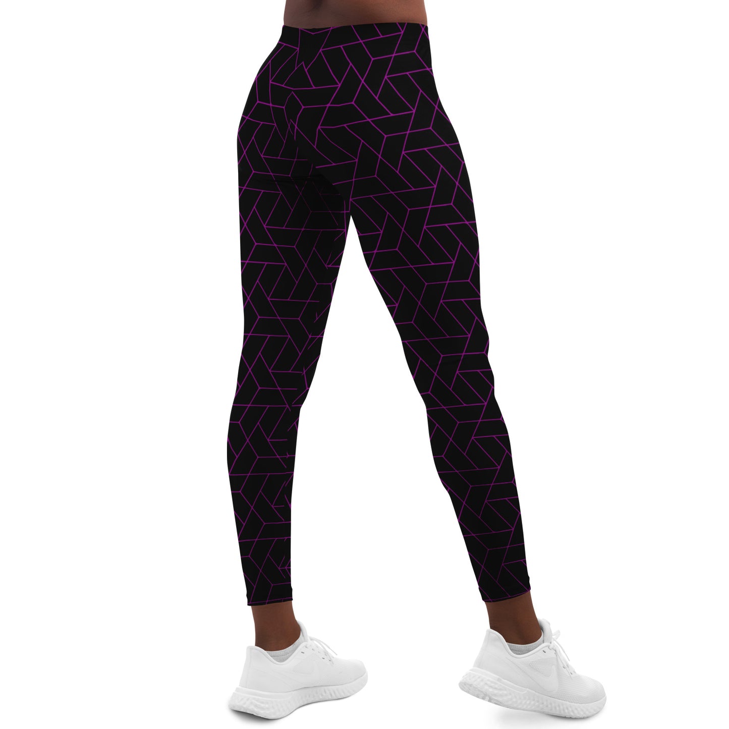 DISOBEY Festival Leggings  -  CYBERBLACK FUSCHIA