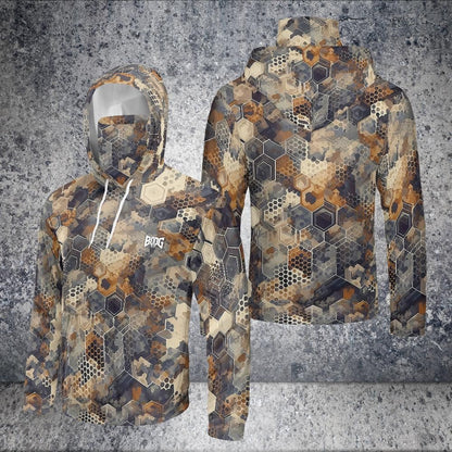 HEXCAM Flecktarn Gaiter Hoodie